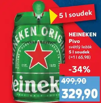 Kaufland HEINEKEN Pivo světlý ležák nabídka