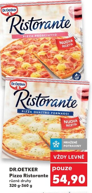 DR.OETKER Pizza Ristorante různé druhy 320 g-360 g