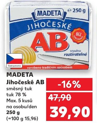 Kaufland MADETA Jihočeské AB nabídka