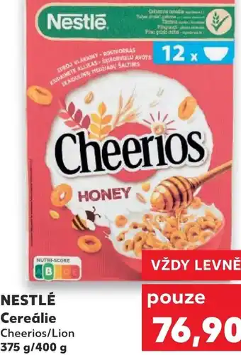 Kaufland NESTLÉ Cereálie Cheerios/Lion nabídka