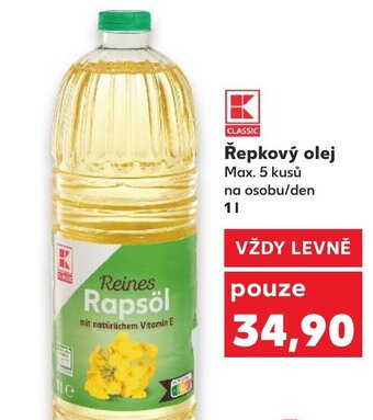 Kaufland Řepkový olej nabídka