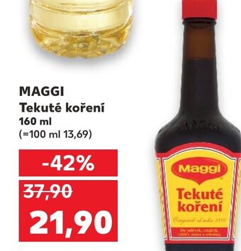 Kaufland MAGGI Tekuté koření nabídka