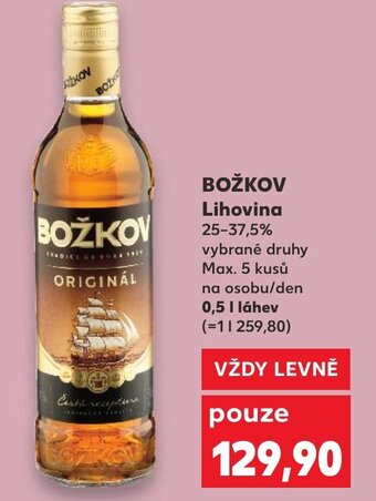 Kaufland BOŽKOV Lihovina nabídka