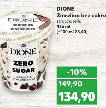 Kaufland DIONE Zmrzlina bez cukru stracciatella nabídka
