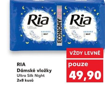 Kaufland RIA Dámské vložky nabídka