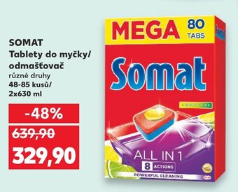 Kaufland SOMAT Tablety do myčky/ odmašťovač nabídka