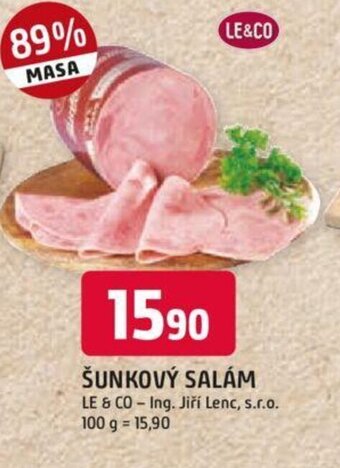 Trefa ŠUNKOVÝ SALÁM nabídka