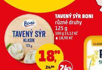 Penny Market Tavený sýr nabídka