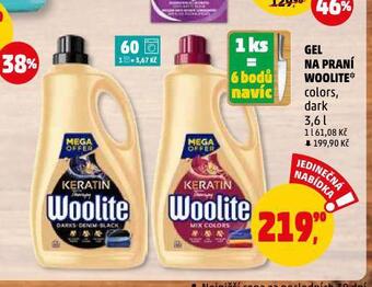 Penny Market Woolite speciální prací gel nabídka