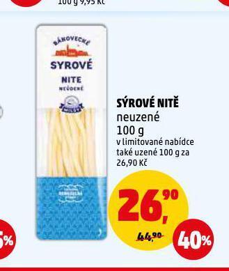 Penny Market Sýrové nitě nabídka