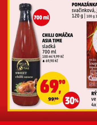 Penny Market Chilli omáčka asia time nabídka