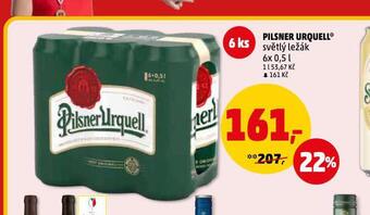 Penny Market Pivo pilsner urquell nabídka