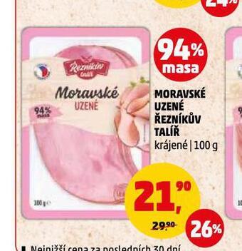 Penny Market Moravské uzené nabídka