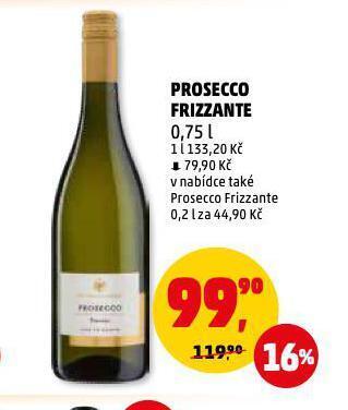 Penny Market Prosecco frizzante nabídka