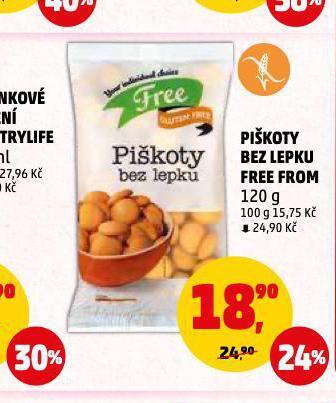 Penny Market Piškoty bez lepku nabídka