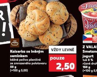 Kaufland Kaiserka se lněným semínkem nabídka