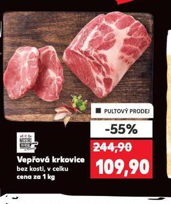 Kaufland Vepřová krkovice nabídka