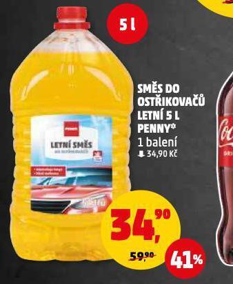 Penny Market Letní směs do ostřikovačů nabídka