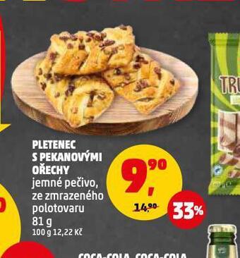 Penny Market Pletenec s pekanovými ořechy nabídka