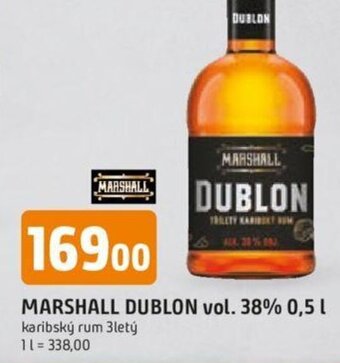 Trefa MARSHALL DUBLON vol. 38% 0,5 l nabídka