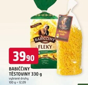 Trefa BABIČČINY TĚSTOVINY 330 g nabídka