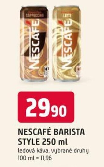 Trefa NESCAFÉ BARISTA STYLE 250 ml nabídka