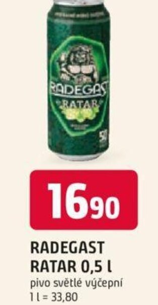 Trefa RADEGAST RATAR 0,5 L nabídka