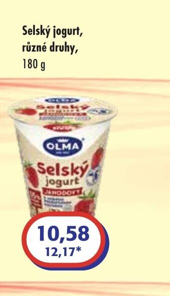 ČEPOS Selský jogurt, různé druhy, nabídka