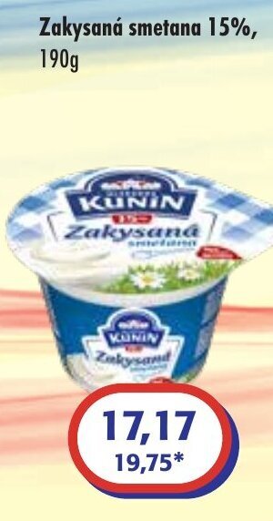 ČEPOS Zakysaná smetana 15%, 190g nabídka