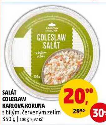 Penny Market Salát coleslaw karlova koruna, 350 g nabídka