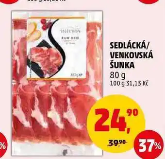 Penny Market Venkovská šunka, 80 g nabídka