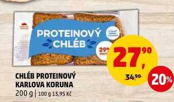 Penny Market Chléb proteinový karlova koruna, 200 g nabídka