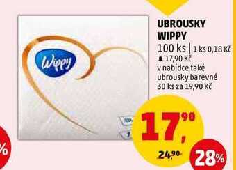 Penny Market Ubrousky wippy, 100 ks nabídka