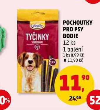 Penny Market Pochoutky pro psy bodie, 12 ks nabídka