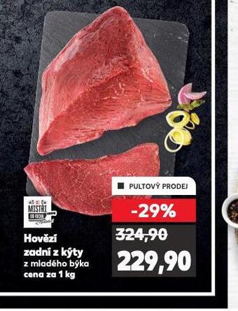 Kaufland Hovězí zadní z kýty nabídka