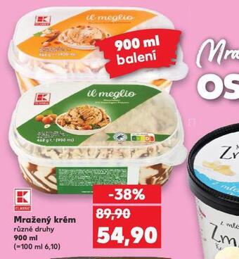 Kaufland Mražený krém nabídka