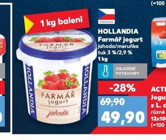 Kaufland Hollandia farmář jogurt nabídka