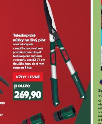 Kaufland Telekopické nůžky na živý plot nabídka