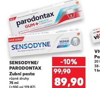 Kaufland Sensodyne zubní pasta nabídka