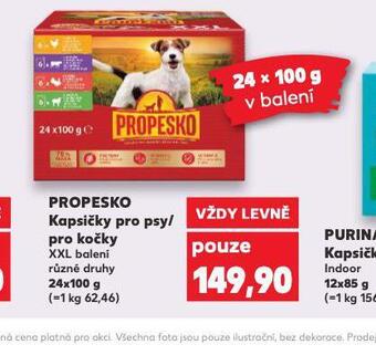 Kaufland Propesko kapsičky pro psy nabídka
