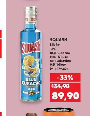 Kaufland Aquash likér nabídka