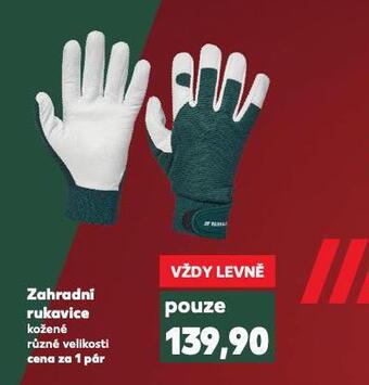 Kaufland Zahradní rukavice nabídka