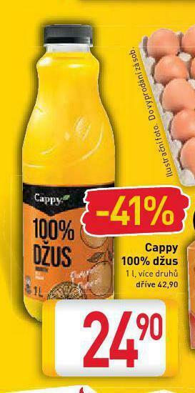 Billa Cappy 100%džus nabídka