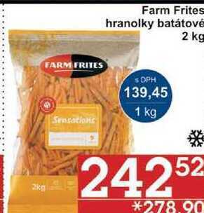 Jip Farm frites hranolky batátové, 2 kg nabídka