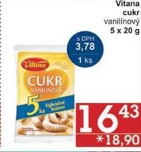 Jip Vitana cukr vanilinový, 5 x 20 g nabídka
