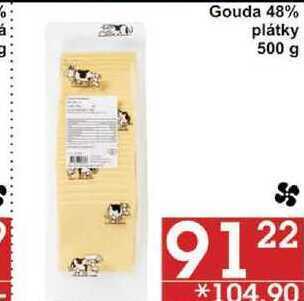 Jip Gouda 48% plátky, 500 g nabídka