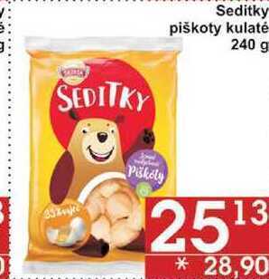 Jip Seditky piškoty kulaté, 240 g nabídka