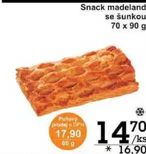 Jip Snack madeland se šunkou, 1 ks nabídka