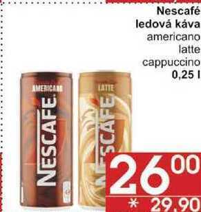 Jip Nescafé ledová káva americano, 0,25 l nabídka