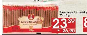Jip Karamelové sušenky, 25 x 6 g nabídka